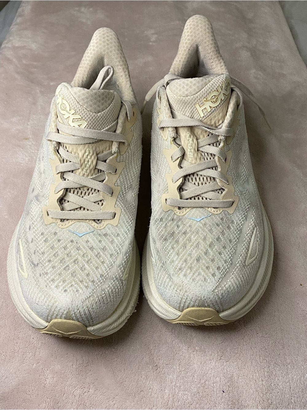 Hoka One One Women's Neutral Running Shoes in Light Beige
